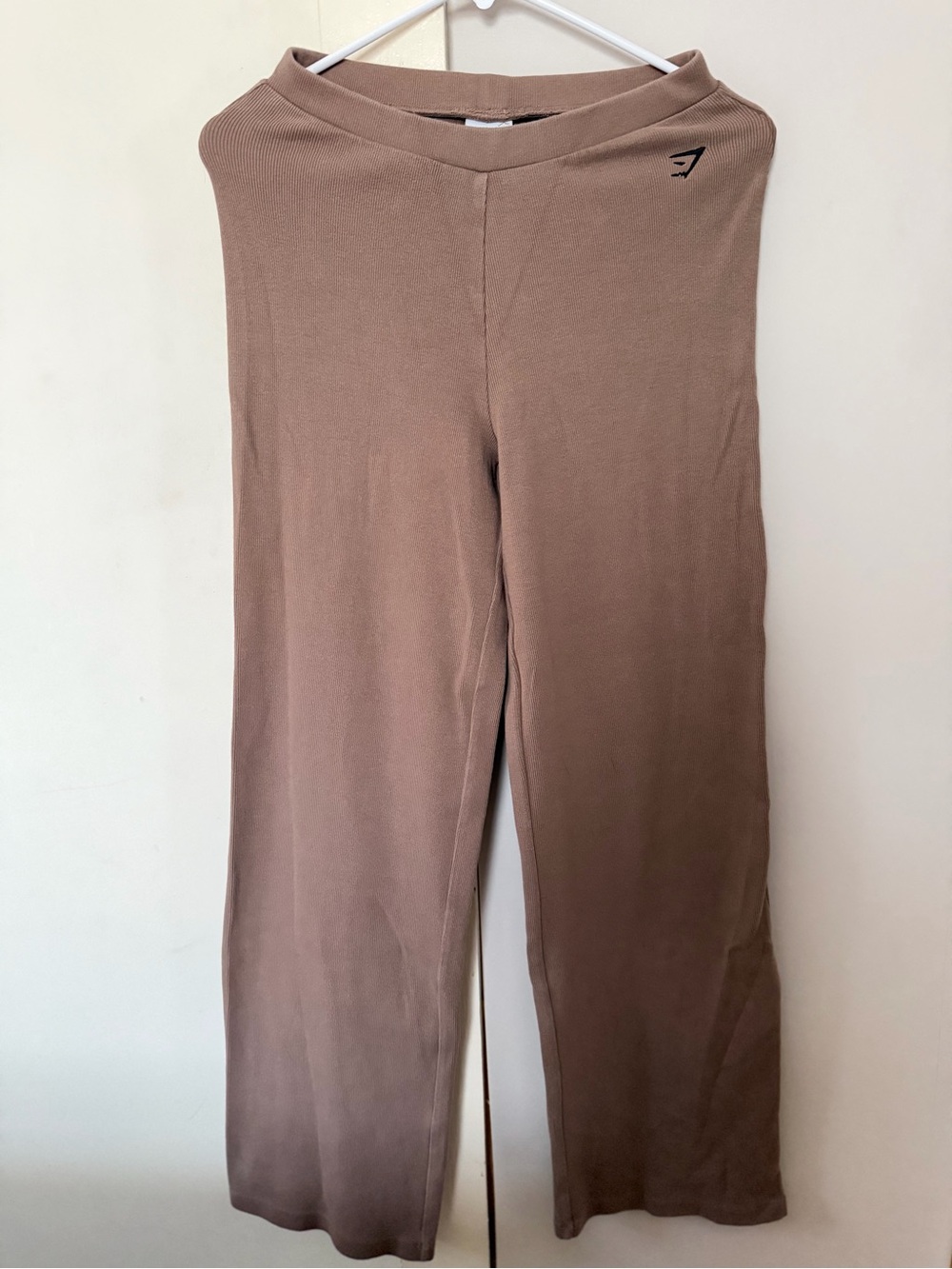 Gymshark ribbed cotton straight legs pants